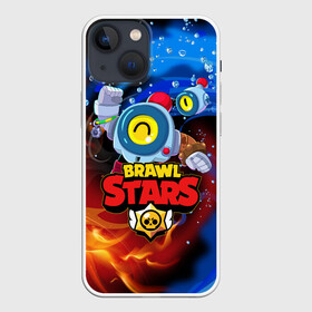 Чехол для iPhone 13 mini с принтом BRAWL STARS NANI в Кировске,  |  | bibi | brawl stars | coach mike | crow | gale | leon | leon shark | max | mecha crow | mortis | mr.p | nani | phoenix | sally leon | sandy | spike | sprout | tara | virus 8 bit | werewolf | ворон | оборотень