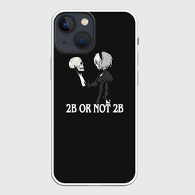Чехол для iPhone 13 mini с принтом 2B в Кировске,  |  | 2b | 2b nier automata | a2 | nier | nier automata | nier: automata | ниер | ниер автомата | ниир автомата | ньер автомата