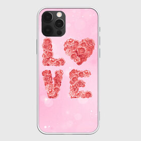 Чехол для iPhone 12 Pro Max с принтом Love Розы в Кировске, Силикон |  | love | день влюбленных | день святого валентина | любовь | розочки | розы | романтика | цветы | я тебя люблю