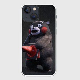 Чехол для iPhone 13 mini с принтом Kumamon прикрылся в Кировске,  |  | fire | for | glory | hell | japan | kumamon | of course | ofc | satan | the | иероглифы | кумамон | медведь | огонь | пожар | сатана | япония