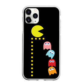 Чехол для iPhone 11 Pro матовый с принтом Pac-man в Кировске, Силикон |  | Тематика изображения на принте: old school | retro game | video game | видео игры | ретро игры