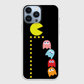 Чехол для iPhone 13 Pro Max с принтом Pac man в Кировске,  |  | Тематика изображения на принте: old school | retro game | video game | видео игры | ретро игры