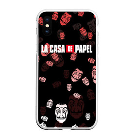 Чехол для iPhone XS Max матовый с принтом La Casa de Papel (Z) в Кировске, Силикон | Область печати: задняя сторона чехла, без боковых панелей | Тематика изображения на принте: la casa de papel | netflix | берлин | бумажный дом | лиссабон | профессор | сальва | токио