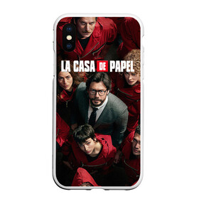 Чехол для iPhone XS Max матовый с принтом La Casa de Papel (Z) в Кировске, Силикон | Область печати: задняя сторона чехла, без боковых панелей | Тематика изображения на принте: la casa de papel | netflix | берлин | бумажный дом | лиссабон | профессор | сальва | токио