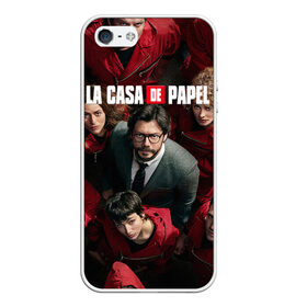 Чехол для iPhone 5/5S матовый с принтом La Casa de Papel (Z) в Кировске, Силикон | Область печати: задняя сторона чехла, без боковых панелей | la casa de papel | netflix | берлин | бумажный дом | лиссабон | профессор | сальва | токио