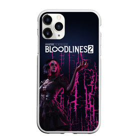 Чехол для iPhone 11 Pro Max матовый с принтом Bloodlines 2 в Кировске, Силикон |  | bloodlines 2 | vampire | vampire the masquerade | vampire the masquerade bloodlines 2 | vampire: the masquerade – bloodlines 2