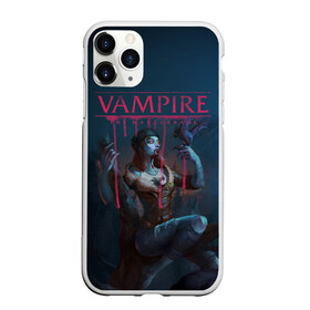 Чехол для iPhone 11 Pro матовый с принтом Vampire The Masquerade в Кировске, Силикон |  | Тематика изображения на принте: bloodlines 2 | vampire | vampire the masquerade | vampire the masquerade bloodlines 2 | vampire: the masquerade – bloodlines 2