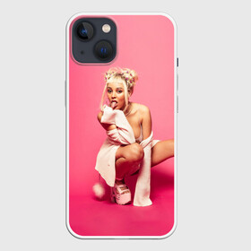 Чехол для iPhone 13 с принтом DOJA CAT в Кировске,  |  | amala | amalaratna zandile dlamini | doja cat | hot pink | mooo | music | pink | rap | say so | интернет | корова | мем | музыка | мууу | розовый | рэп