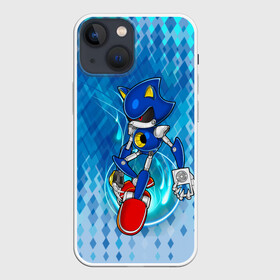 Чехол для iPhone 13 mini с принтом Metal Sonic в Кировске,  |  | metal sonic | видеоигры | поколения ежик соник | робот | супер ёж