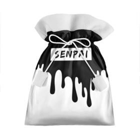 Подарочный 3D мешок с принтом SENPAI в Кировске, 100% полиэстер | Размер: 29*39 см | kanojo | notice me | senpai | аниме | девушка | кохай | манга | сёдзё | семпай | сенпай