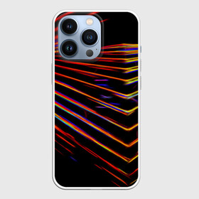 Чехол для iPhone 13 Pro с принтом STRIPES COLOR в Кировске,  |  | abstract | abstraction | color | fractal | geometry | paitnt | polygon | polygonal | psy | абстракция | геометрия | краски | неоновые | полигоны | психоделика | фрактал