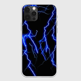 Чехол для iPhone 12 Pro Max с принтом МОЛНИИ в Кировске, Силикон |  | color | colour | electricity | glim | glow | light | lights | neon | power | shine | молния | напряжение | неоновый | разряд | стихия | ток | удар | электричество