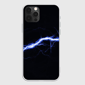 Чехол для iPhone 12 Pro Max с принтом СТИХИЯ в Кировске, Силикон |  | color | colour | electricity | glim | glow | light | lights | neon | power | shine | молния | напряжение | неоновый | разряд | стихия | ток | удар | электричество