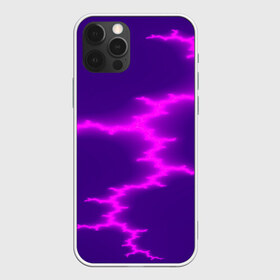 Чехол для iPhone 12 Pro Max с принтом electricity в Кировске, Силикон |  | color | colour | electricity | glim | glow | light | lights | neon | power | shine | молния | напряжение | неоновый | разряд | стихия | ток | удар | электричество