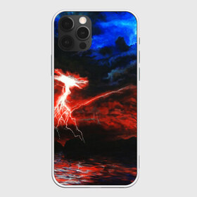 Чехол для iPhone 12 Pro Max с принтом storm в Кировске, Силикон |  | Тематика изображения на принте: color | colour | electricity | glim | glow | light | lights | neon | power | shine | молния | напряжение | неоновый | разряд | стихия | ток | удар | электричество