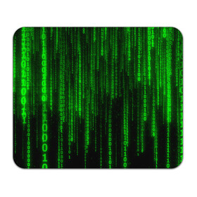 Коврик для мышки прямоугольный с принтом Матрица код цифры программист в Кировске, натуральный каучук | размер 230 х 185 мм; запечатка лицевой стороны | бинарный код | веб | вирус | всемирная паутина | двоичный код | зеленый | интернет | информация | кибер | код | кодер | кодирование | матрица | наука | олдскул | по | программирование