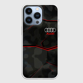 Чехол для iPhone 13 Pro с принтом AUDI. в Кировске,  |  | Тематика изображения на принте: abstract | audi | auto | brand | car | geometry | sport | texture | абстракция | авто | автомобильные | ауди | бренд | геометрия | классика | машины | модные | спорт | стиль | текстура