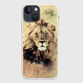 Чехол для iPhone 13 mini с принтом Lion King в Кировске,  |  | animals | king | lion | африка | взгляд | голова | грива | дикие | животные | зверек | зверь | зодиак | клыки | король | кот | кошак | кошка | лапы | лев | лео | львенок | оскал | природа | саванна | симба | созвездие