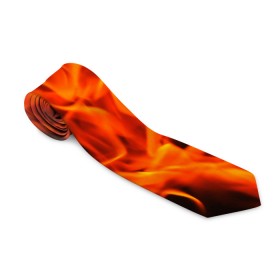 Галстук 3D с принтом ОГОНЬ в Кировске, 100% полиэстер | Длина 148 см; Плотность 150-180 г/м2 | Тематика изображения на принте: fire | в огне | взрыв | огненный | огонь | пожар | текстура