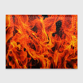 Обложка для студенческого билета с принтом ОГОНЬ в Кировске, натуральная кожа | Размер: 11*8 см; Печать на всей внешней стороне | fire | в огне | взрыв | огненный | огонь | пожар | текстура
