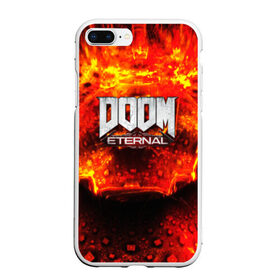 Чехол для iPhone 7Plus/8 Plus матовый с принтом Doom Eternal в Кировске, Силикон | Область печати: задняя сторона чехла, без боковых панелей | bethesda softworks | doom eternal | doomguy | id software | демоны | дум этернал | марс | палач рока | этернал