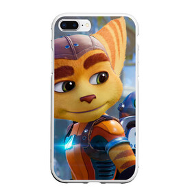 Чехол для iPhone 7Plus/8 Plus матовый с принтом Ratchet & Clank Rift Apart в Кировске, Силикон | Область печати: задняя сторона чехла, без боковых панелей | ratchet  clank rift apart | игра | персонаж | рисунок