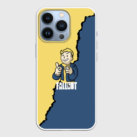 Чехол для iPhone 13 Pro с принтом Fallout logo boy в Кировске,  |  | boy | fallout | game | newvegas | nukacola | shelter | апокалипсис | вегас | война | игра | игроман | компьютерные | лого | логотип | логотипигры | наездник | оружие | персонажи | постапокалипсис | свобода | симулятор