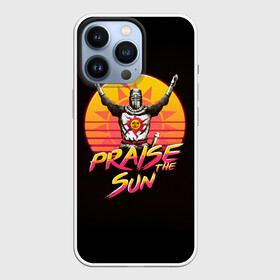 Чехол для iPhone 13 Pro с принтом PRAISE THE SUN в Кировске,  |  | dark | dark souls | demon souls | knight | praise the sun | дарк соулс | демон соулс | игры | рыцарь | темные души | тьма