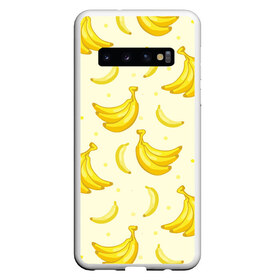 Чехол для Samsung Galaxy S10 с принтом Банана в Кировске, Силикон | Область печати: задняя сторона чехла, без боковых панелей | Тематика изображения на принте: pattern | textures | tnt | абстракция | бананабум | бананы | ветки | взрыв | геометрия | градиент | дождь | заливка | обезьяна | паттерны | пиксели | пикси | продукты | текстура | текстуры | тнт | фигуры | фон