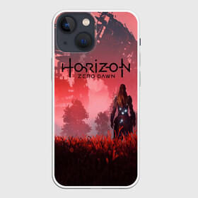 Чехол для iPhone 13 mini с принтом HORIZON ZERO DAWN в Кировске,  |  | aloy | antasy girl | art | artwork | digital art | fantasy | horizon | horizon: zero dawn | landscape | tallneck | warrior fantasy | weapon | zero dawn