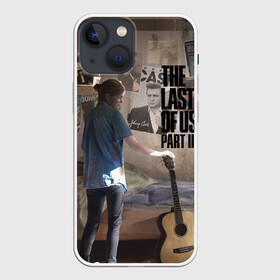 Чехол для iPhone 13 mini с принтом The Last of Us part 2 в Кировске,  |  | ellie | games | joel | naughty dog | night | джоэл | игры | ночь | одни из нас | часть 2 | элли