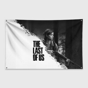 Флаг-баннер с принтом THE LAST OF US 2 в Кировске, 100% полиэстер | размер 67 х 109 см, плотность ткани — 95 г/м2; по краям флага есть четыре люверса для крепления | cicadas | fireflies | naughty dog | the last of us | the last of us part 2 | tlou | tlou2 | джоэл | последние из нас | цикады | элли