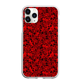 Чехол для iPhone 11 Pro Max матовый с принтом ЧЕРЕПА И РОЗЫ в Кировске, Силикон |  | pattern | textures | паттерн | паттерны | розы | скелет | тату | татуировка | текстуры | фон | цветы | череп | черепа