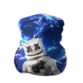 Бандана-труба 3D с принтом FORTNITE x MARSHMELLO в Кировске, 100% полиэстер, ткань с особыми свойствами — Activecool | плотность 150‒180 г/м2; хорошо тянется, но сохраняет форму | deadmau5 | fortnite | fortnite 2 | fortnite x маршмелло | ikonik | marshmello | ninja | ninja streamer | raven | travis scott | ворон | иконик | ниндзя | пили | рейвен | трэвис скотт | фортнайт