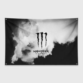 Флаг-баннер с принтом MONSTER ENERGY в Кировске, 100% полиэстер | размер 67 х 109 см, плотность ткани — 95 г/м2; по краям флага есть четыре люверса для крепления | adrenalin | energy monster | monster | monster energy | monstr | sport | адреналин | монстер | монстр | напиток | спорт | энергетик