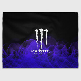 Плед 3D с принтом MONSTER ENERGY в Кировске, 100% полиэстер | закругленные углы, все края обработаны. Ткань не мнется и не растягивается | adrenalin | energy monster | monster | monster energy | monstr | sport | адреналин | монстер | монстр | напиток | спорт | энергетик