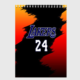 Скетчбук с принтом Los Angeles Lakers / Kobe Brya в Кировске, 100% бумага
 | 48 листов, плотность листов — 100 г/м2, плотность картонной обложки — 250 г/м2. Листы скреплены сверху удобной пружинной спиралью | Тематика изображения на принте: 24 | kobe | kobe bean bryant | lakers | los angeles | американский баскетболист | баскетбол | баскетболист | коби | коби бин брайант | лейкерс | лос анджелес | нью йорк
