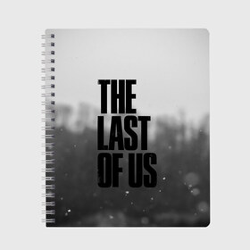 Тетрадь с принтом THE LAST OF US 2 в Кировске, 100% бумага | 48 листов, плотность листов — 60 г/м2, плотность картонной обложки — 250 г/м2. Листы скреплены сбоку удобной пружинной спиралью. Уголки страниц и обложки скругленные. Цвет линий — светло-серый
 | cicadas | fireflies | naughty dog | the last of us | the last of us part 2 | tlou | tlou2 | джоэл | последние из нас | цикады | элли