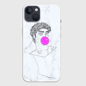 Чехол для iPhone 13 с принтом Bubble gum в Кировске,  |  | Тематика изображения на принте: bubble gum | скульптура | статуя