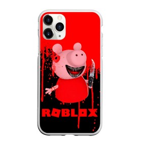 Чехол для iPhone 11 Pro матовый с принтом Roblox piggy/Свинка Пигги. в Кировске, Силикон |  | Тематика изображения на принте: 