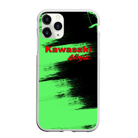 Чехол для iPhone 11 Pro матовый с принтом Kawasaki в Кировске, Силикон |  | Тематика изображения на принте: kawasaki | moto | ninja | брызги | дорога | кавасаки | краска | мотоцикл | надпись | неон | ниндзя | паутина | скорость | текстура