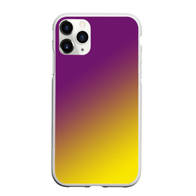 Чехол для iPhone 11 Pro матовый с принтом ГРАДИЕНТ в Кировске, Силикон |  | gradient | summer | textures | tie dye | абстракт | градиент | желтая | лето | переход | радуга | тай дай | текстура | текстуры | фиолетовая | хиппи | цвета