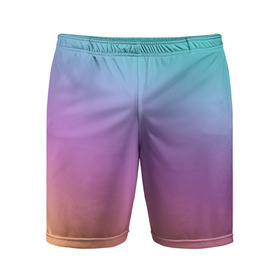 Мужские шорты спортивные с принтом градиент в Кировске,  |  | gradient | summer | textures | tie dye | абстракт | градиент | лето | переход | радуга | тай дай | текстура | текстуры | хиппи | цвета