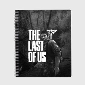 Тетрадь с принтом THE LAST OF US в Кировске, 100% бумага | 48 листов, плотность листов — 60 г/м2, плотность картонной обложки — 250 г/м2. Листы скреплены сбоку удобной пружинной спиралью. Уголки страниц и обложки скругленные. Цвет линий — светло-серый
 | cicadas | fireflies | naughty dog | the last of us | the last of us part 2 | джоэл | последние из нас | цикады | элли