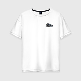 Женская футболка хлопок Oversize с принтом HOT ROD Классика Авто в Кировске, 100% хлопок | свободный крой, круглый ворот, спущенный рукав, длина до линии бедер
 | hot rod | авто | классика