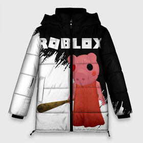 Женская зимняя куртка 3D с принтом Roblox piggy Свинка Пигги в Кировске, верх — 100% полиэстер; подкладка — 100% полиэстер; утеплитель — 100% полиэстер | длина ниже бедра, силуэт Оверсайз. Есть воротник-стойка, отстегивающийся капюшон и ветрозащитная планка. 

Боковые карманы с листочкой на кнопках и внутренний карман на молнии | game | gamer | logo | minecraft | piggi | roblox | simulator | игра | конструктор | лого | пигги | свинья | симулятор | строительство | фигура