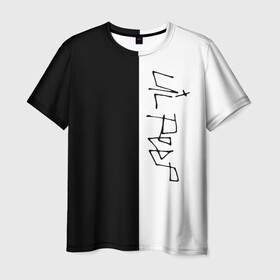 Мужская футболка 3D с принтом Lil peep в Кировске, 100% полиэфир | прямой крой, круглый вырез горловины, длина до линии бедер | cry baby | leel | pip | лил | лил пип | модная музыка | модный рэп | музыка | пип | птица | птичка | реп | рэп | рэпер