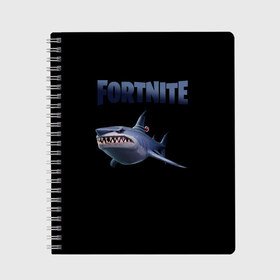 Тетрадь с принтом Loot Shark Fortnite в Кировске, 100% бумага | 48 листов, плотность листов — 60 г/м2, плотность картонной обложки — 250 г/м2. Листы скреплены сбоку удобной пружинной спиралью. Уголки страниц и обложки скругленные. Цвет линий — светло-серый
 | Тематика изображения на принте: chapter 2 | fortnite | fortnite 13 | fortnite 3 | loot shark | loot shark fortnite | season 3 | shark | shark fortnite 3 | акула | акула фортнайт | акула фортнайт 3 | лут акула | сезон 3 | фортнайт | фортнайт 13 | фортнайт 3 | фортнайт вторая глава | форт