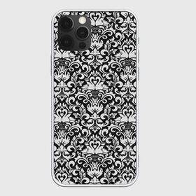 Чехол для iPhone 12 Pro Max с принтом Imperialistic pattern в Кировске, Силикон |  | gray | imperial | pattern | retro | арт | вышивка | гжель | девушкам | декор | империя | королева | кружево | лебеди | орнамент | птицы | резьба | ретро | серебро | серебряный | серый | сказочные | текстура | узор