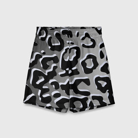 Детские спортивные шорты 3D с принтом Print в Кировске,  100% полиэстер
 | пояс оформлен широкой мягкой резинкой, ткань тянется
 | Тематика изображения на принте: градиент | животный принт | камуфляж | леопард | чб